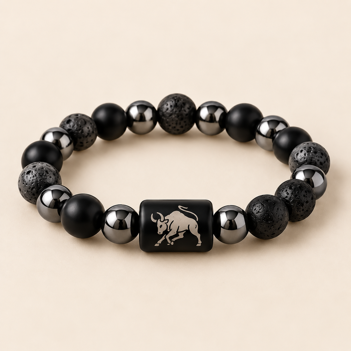 Pulsera Zodiacal Volcánica - 12 Signos