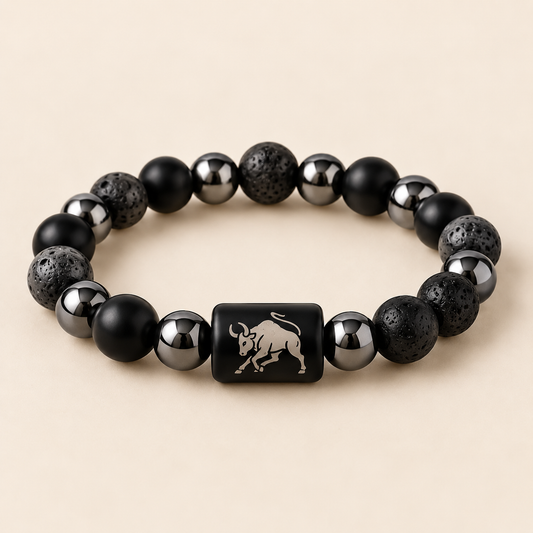 Pulsera Zodiacal Volcánica - 12 Signos