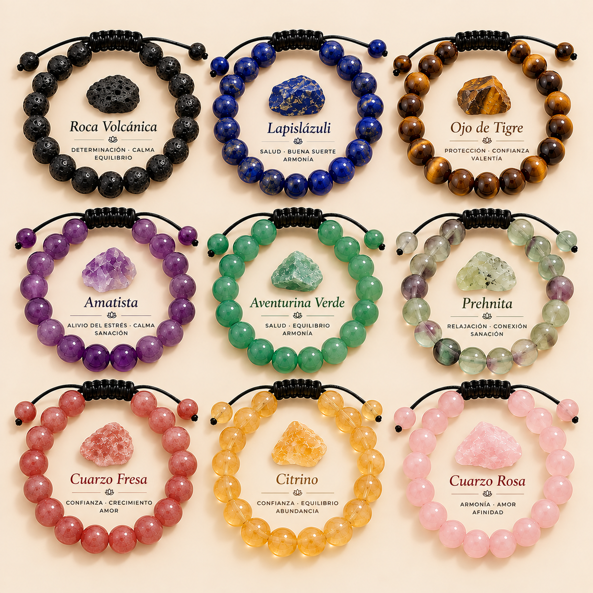 Pulsera de Piedras Naturales