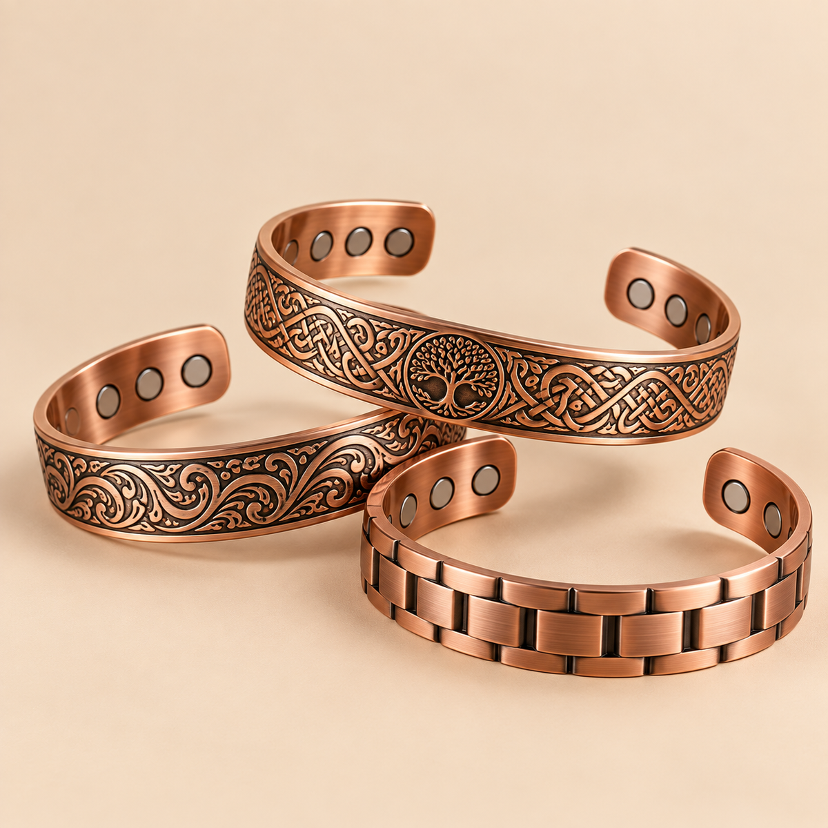 Pulsera de Cobre Imantada - Energía